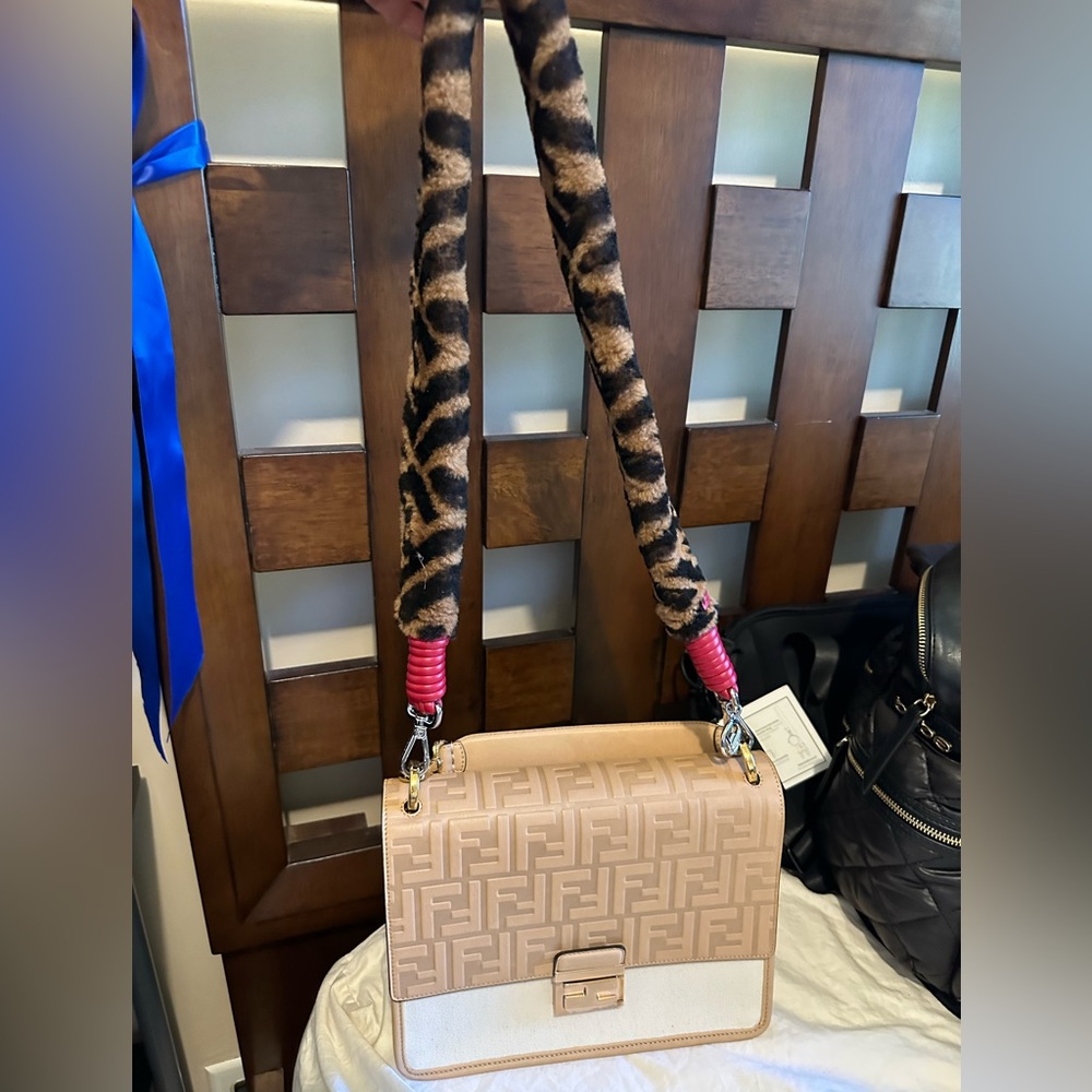 Fendi Shearling strap you